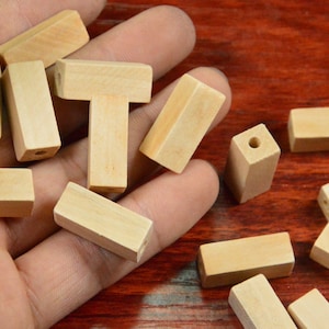 20pcs wooden cubes,natural cubic wooden beads,wooden cube beads,unfinished square wooden bead