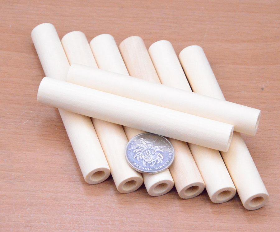 10pcs 100x14mm wood tube beads for craftlarge wooden tube Etsy