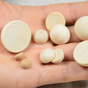 Half Wooden Bead finding,natural domed Wooden Cabochon Beads wholesale,wooden ball beads,10mm  15mm 20mm 25mm 30mm
