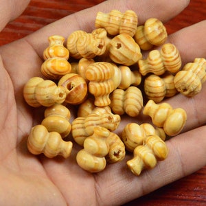 30pcs wooden Calabash beads,wooden bottle gourd,wooden beads for bracelet.