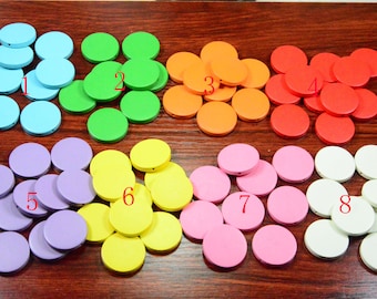 painted wooden beads,3.0/2.0/1.5cm Flat Round Wood Beads,Flat Round Wooden Bead Wooden Disc,Plain Wooden Disc