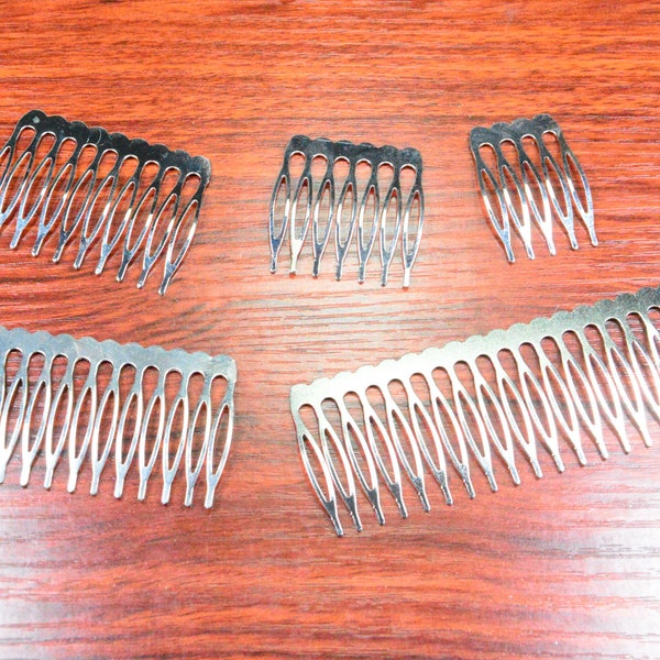 Metal Hair Comb Etsy