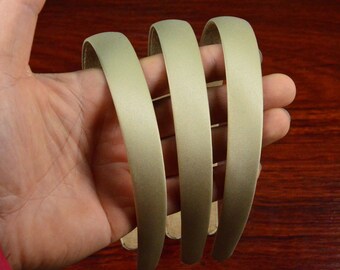10pcs ivory hair bands,20mm satin covered plastic headbands,satin hairband,satin headbands