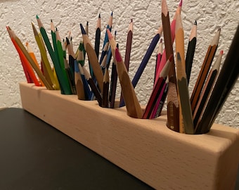 high-quality Montessori pencil holder with 5 to 9 holes