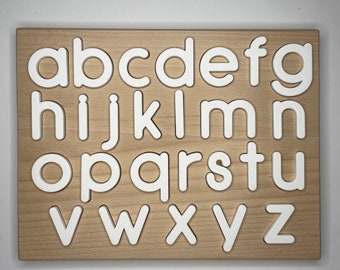 Alphabet puzzle with small letters