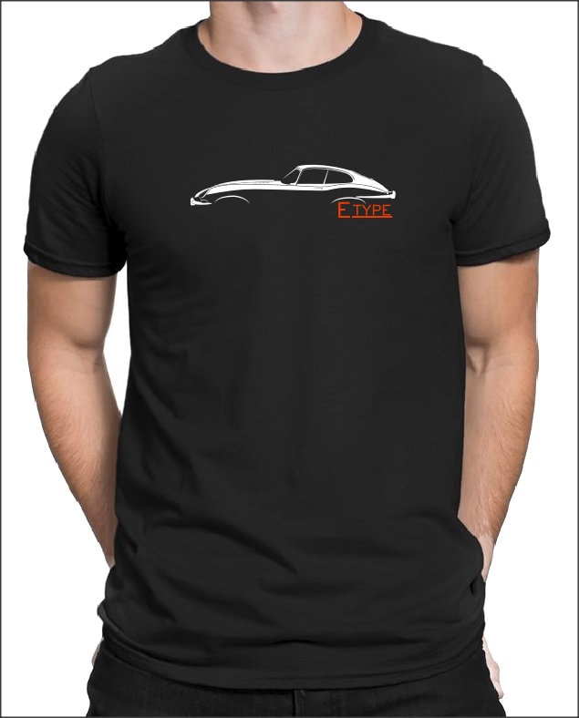 For Jaguar E-type tribute T-shirt Car E type Racing shirt | Etsy