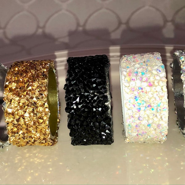 Crystal Napkin Rings - Etsy