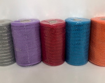 METTALLIC DECORATIVE MESH 5.5 X 10 Yards