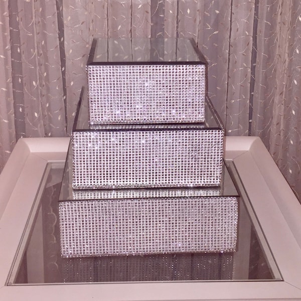 Mirror Cake Stand Etsy