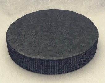 Black Rhinestone Cake Stand 2&quot; Tall