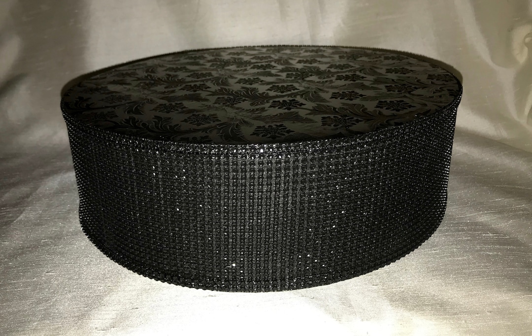 Black Rhinestone Cake Riser Round or Square 4