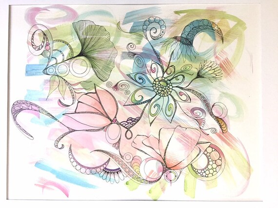 Pearl Color Flowers Metallic Color Art Flower Painting Pearl Color Flowers Metallic Color Art Flower Painting