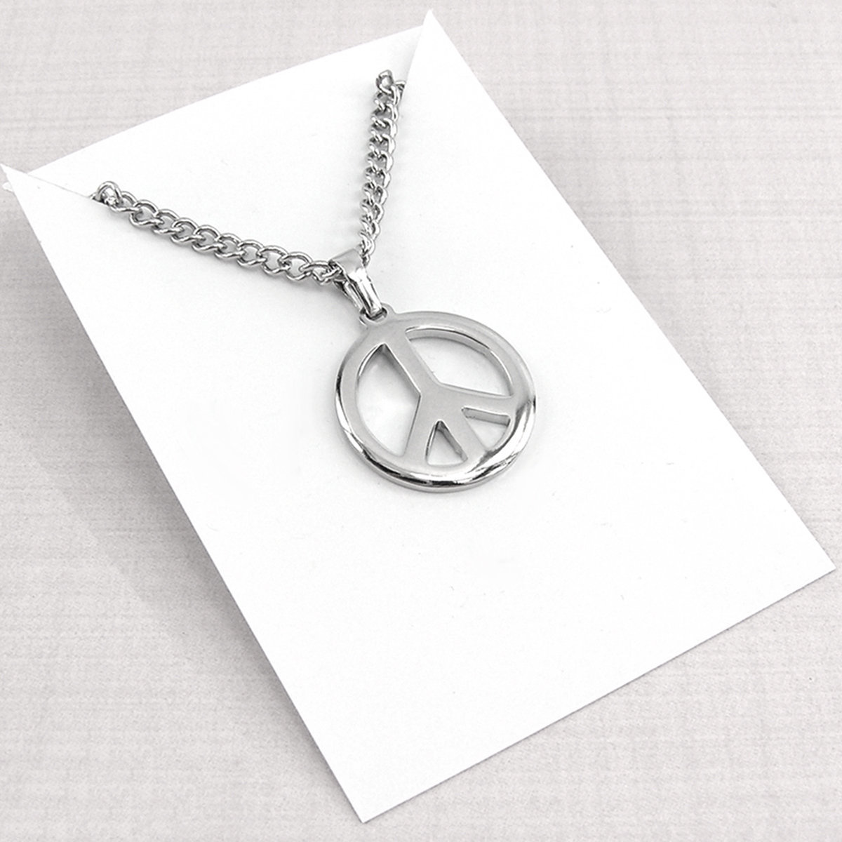 Axcesi 806uz Peace Symbol Peace Pendant Stainless Steel 21mm Etsy Israel