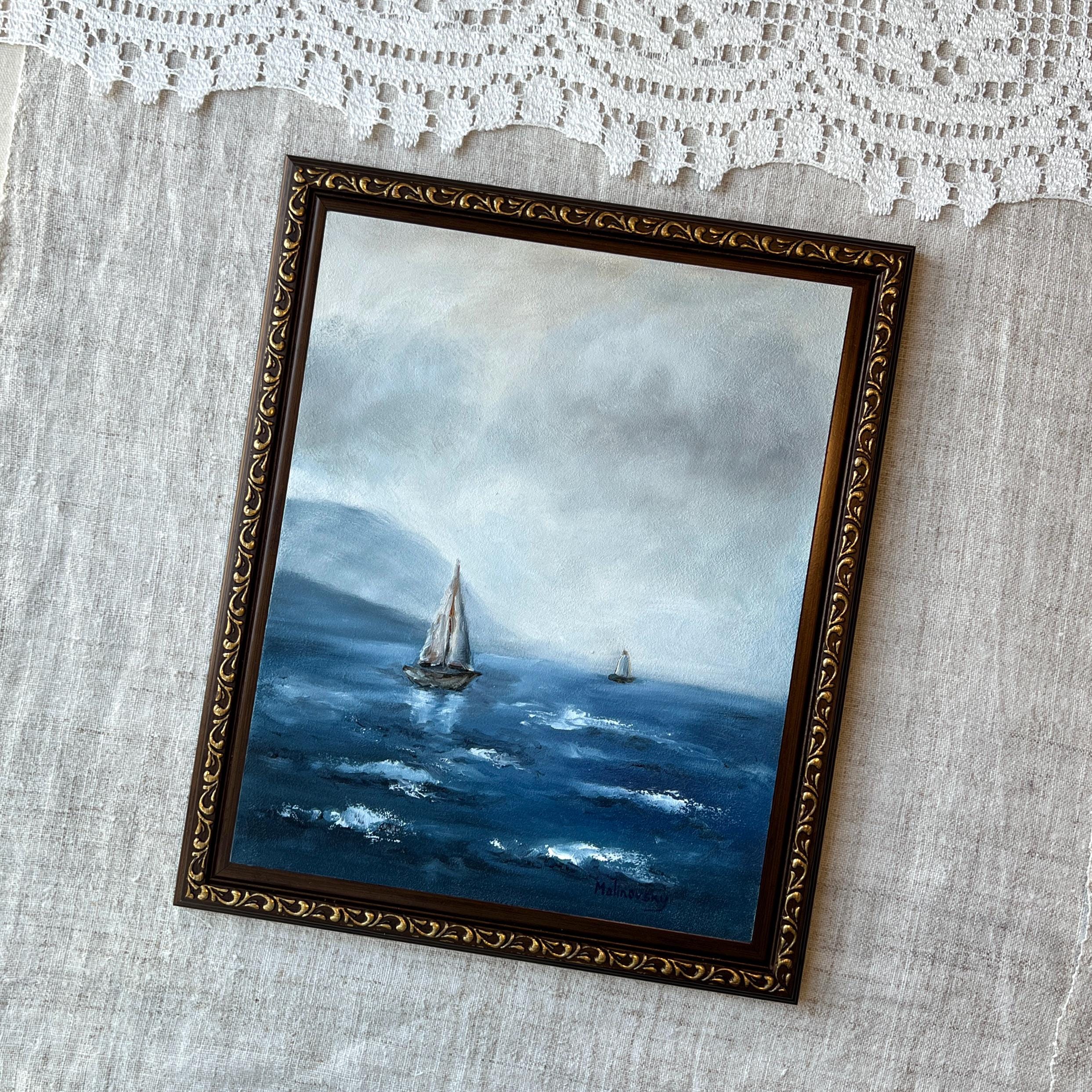 帆船 A4 フレームなし スペインのアート 帆船 (1⁄5)」 by ハンサム