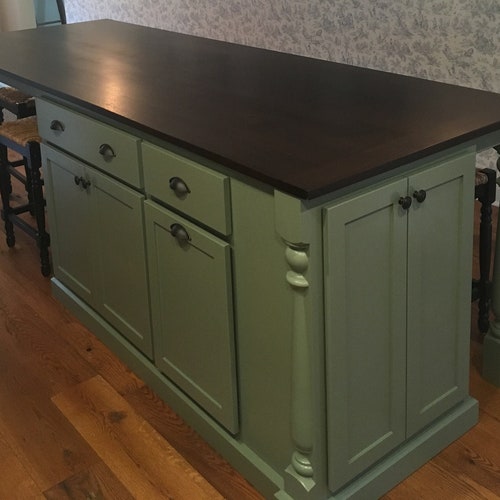 Custom Kitchen Island With Seating Nook item EWRF137 Etsy
