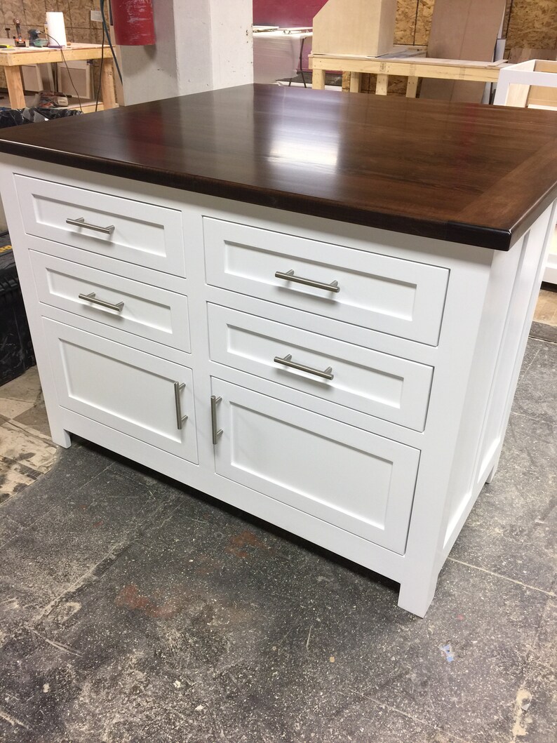 Item 141 Custom Kitchen Island with Seating Custom kitchen Etsy