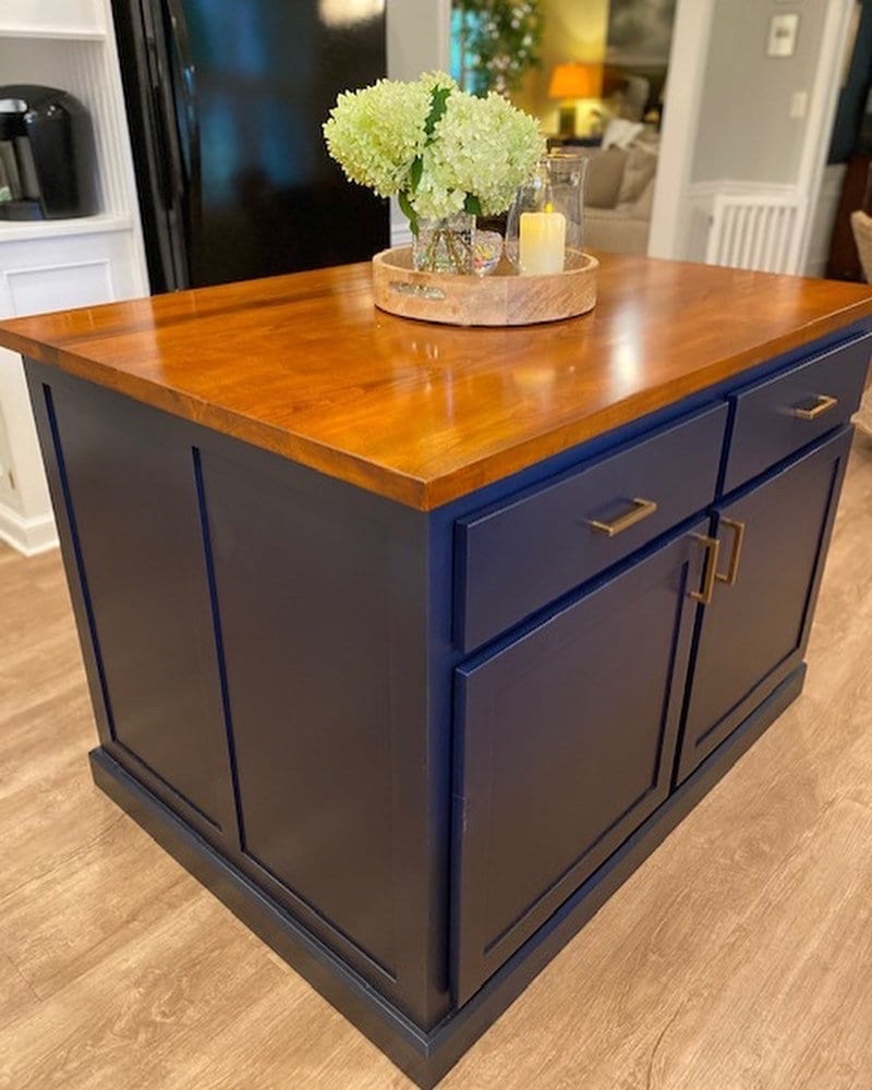 Item E4834 Kitchen Island with Seating Nook. Custom Kitchen Etsy