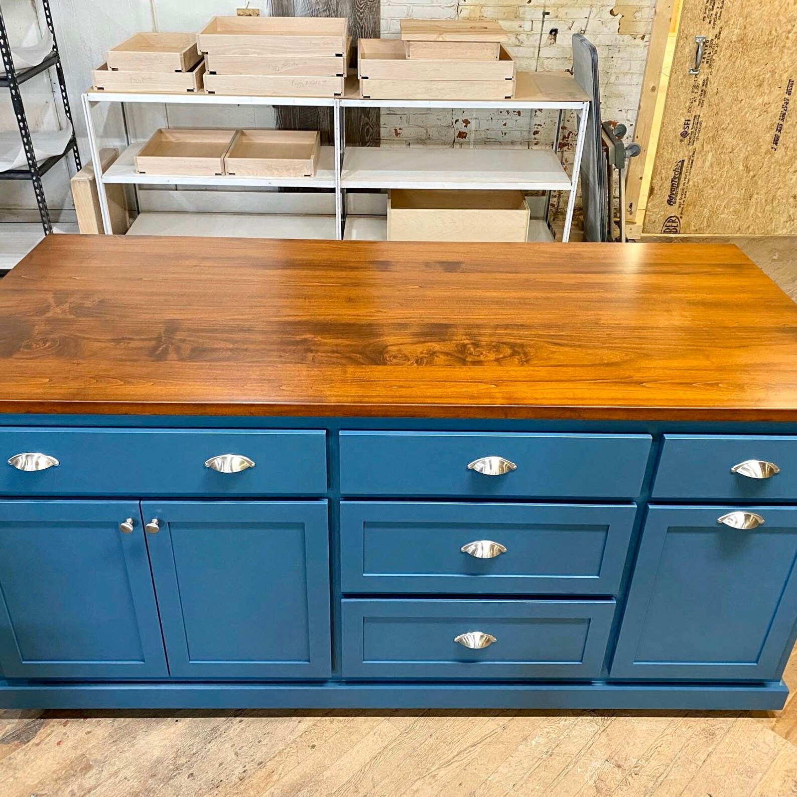 Custom Kitchen Island With Seating Nook item EWRF137 Etsy