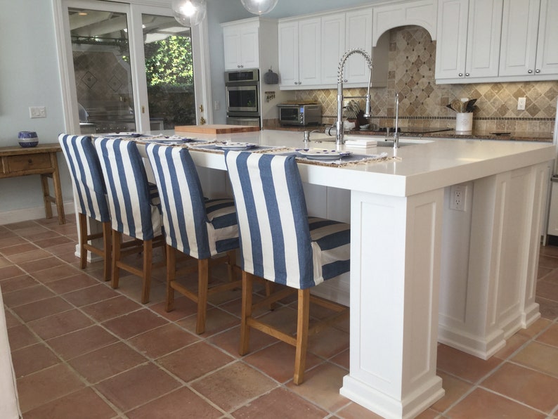 Custom Kitchen Island Large Island With Seating Column Legs Etsy