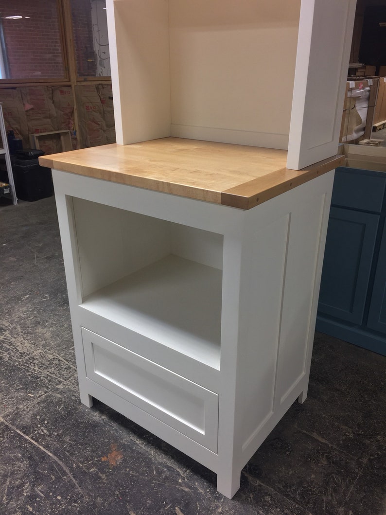 Item 158 Microwave Hutch Pantry Kitchen Island Etsy