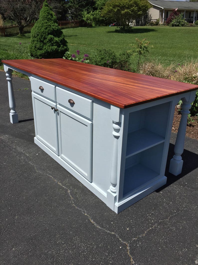 Custom Kitchen Island With and Large Seating Area item Etsy