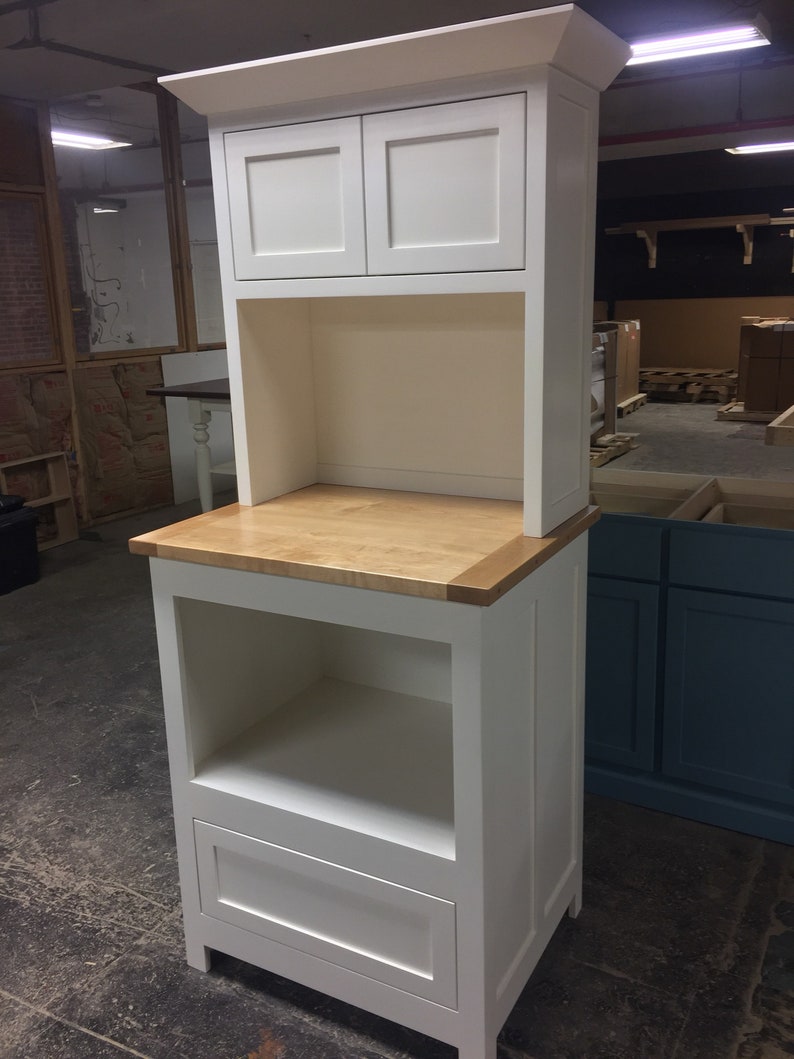 kitchen island with hutch