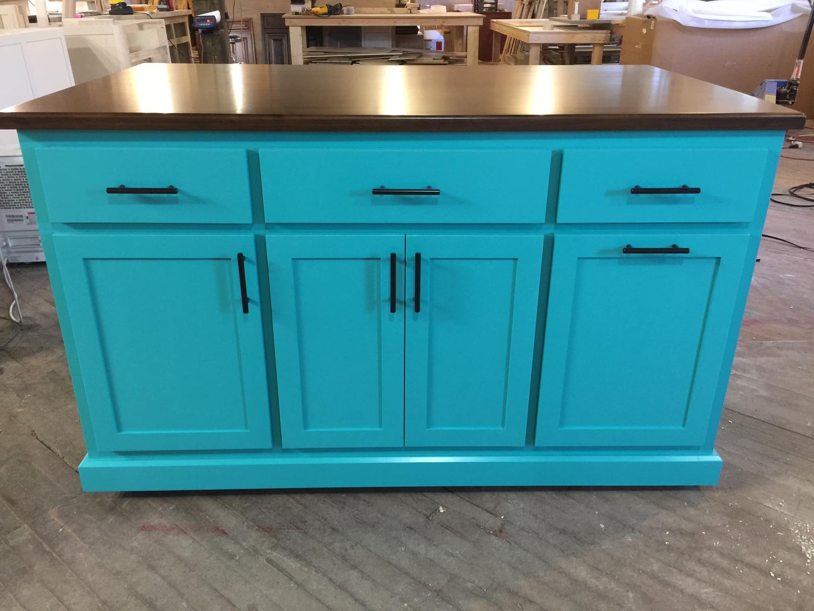 Model Atlantic60 Custom Kitchen Island With Seating Etsy