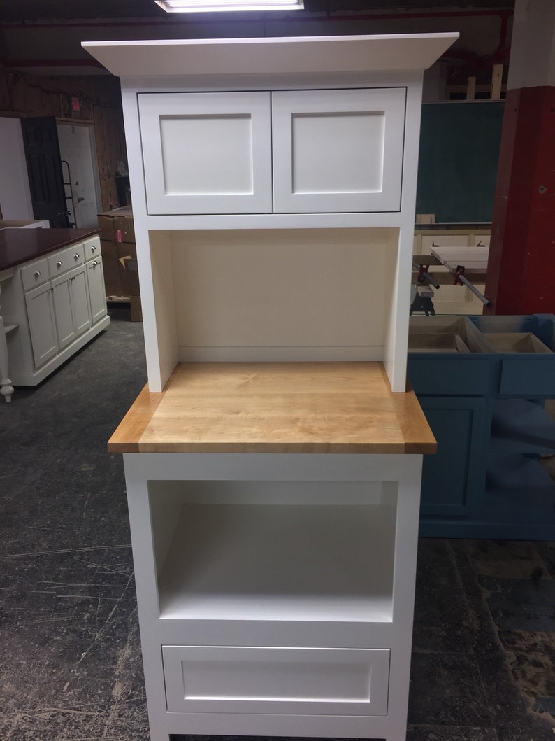 Item 158 Microwave cabinet Hutch Pantry Kitchen Island | Etsy