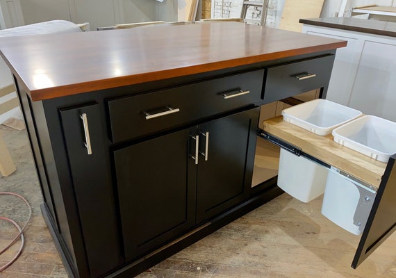 Model Clark 813 60 Kitchen Island With Seating Custom Kitchen Island Etsy UK
