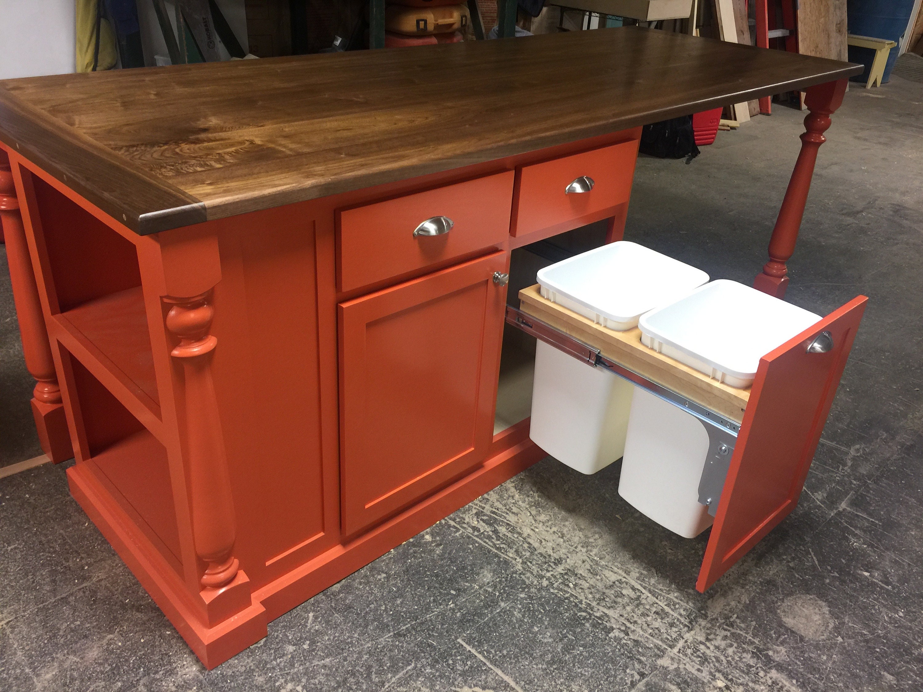 Table Island Custom Kitchen Island With Seating item Etsy