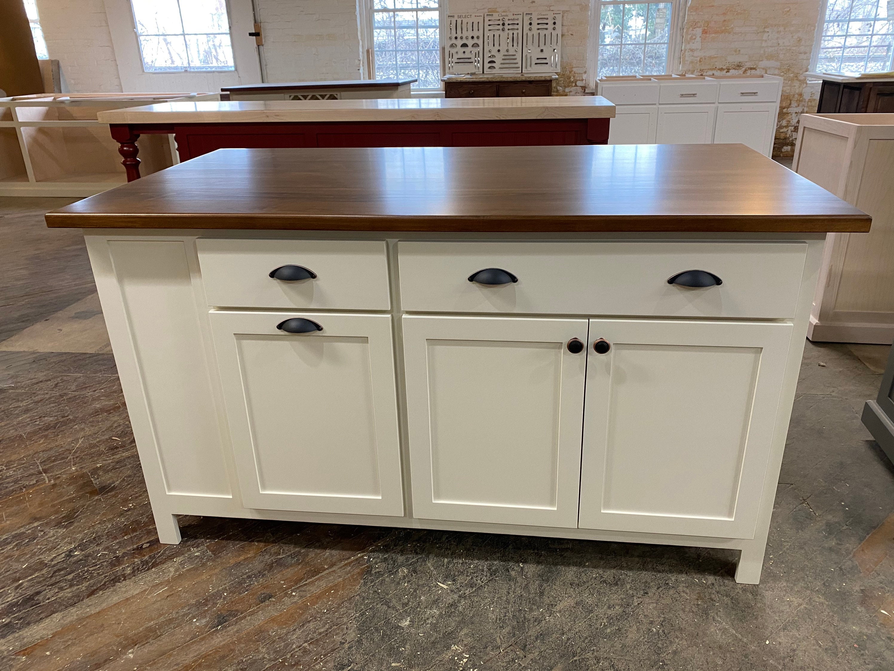 Kitchen Island Farmhouse Style Custom kitchen island Etsy