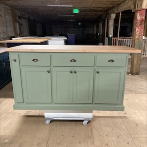 Model* Name: Allen  Kitchen island with seating, custom kitchen island cabinet. Cabinet only