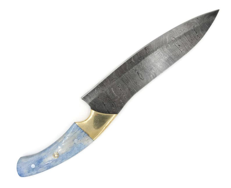 Dkc1008 BLUE BELLE Chef Knife Damascus Steel Blade 8.5 Etsy