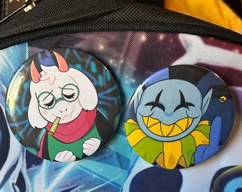Deltarune Pins (Jevil, Ralsei)