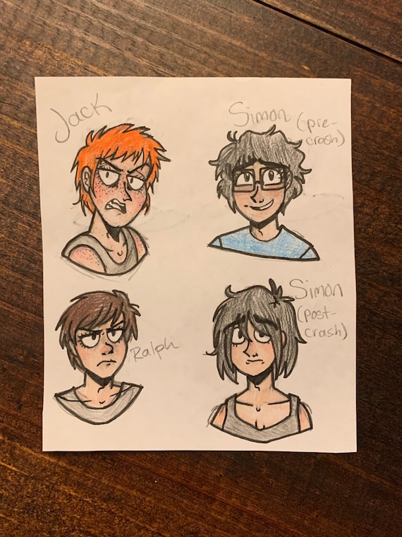 Lotf Comic Ralph Lord Of The Flies Ralph Drawing