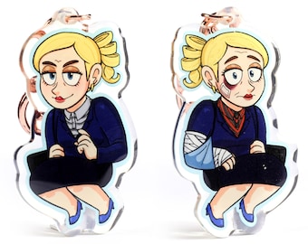 Kim Wexler Double-Sided Chibi Keychain (Better Call Saul)