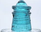 Crude aqua Glass Insulator - CD 106.1 - Duquesne Glass Company - Rare Piece