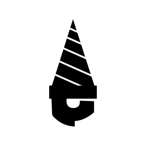 Gurren Lagann Core Drill Vinyl Decal