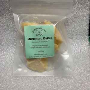 Organic, Virgin, Cold-Pressed Butters 1oz