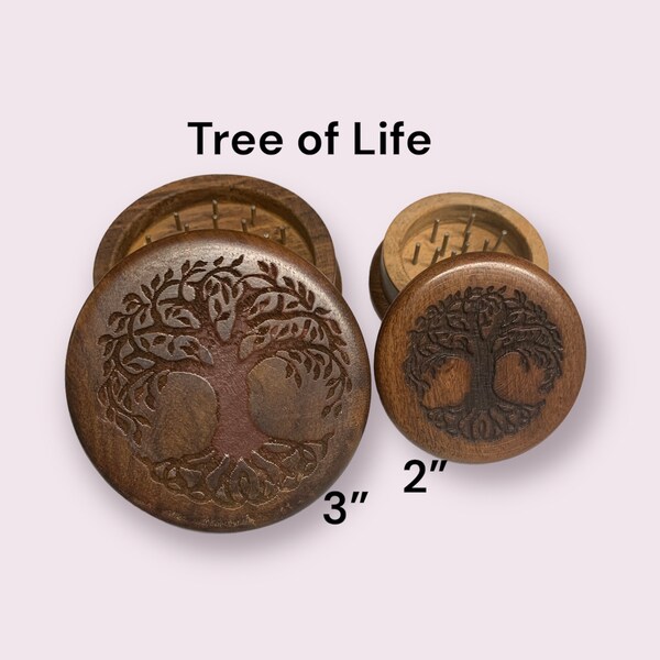 Wood Weed Grinder Etsy