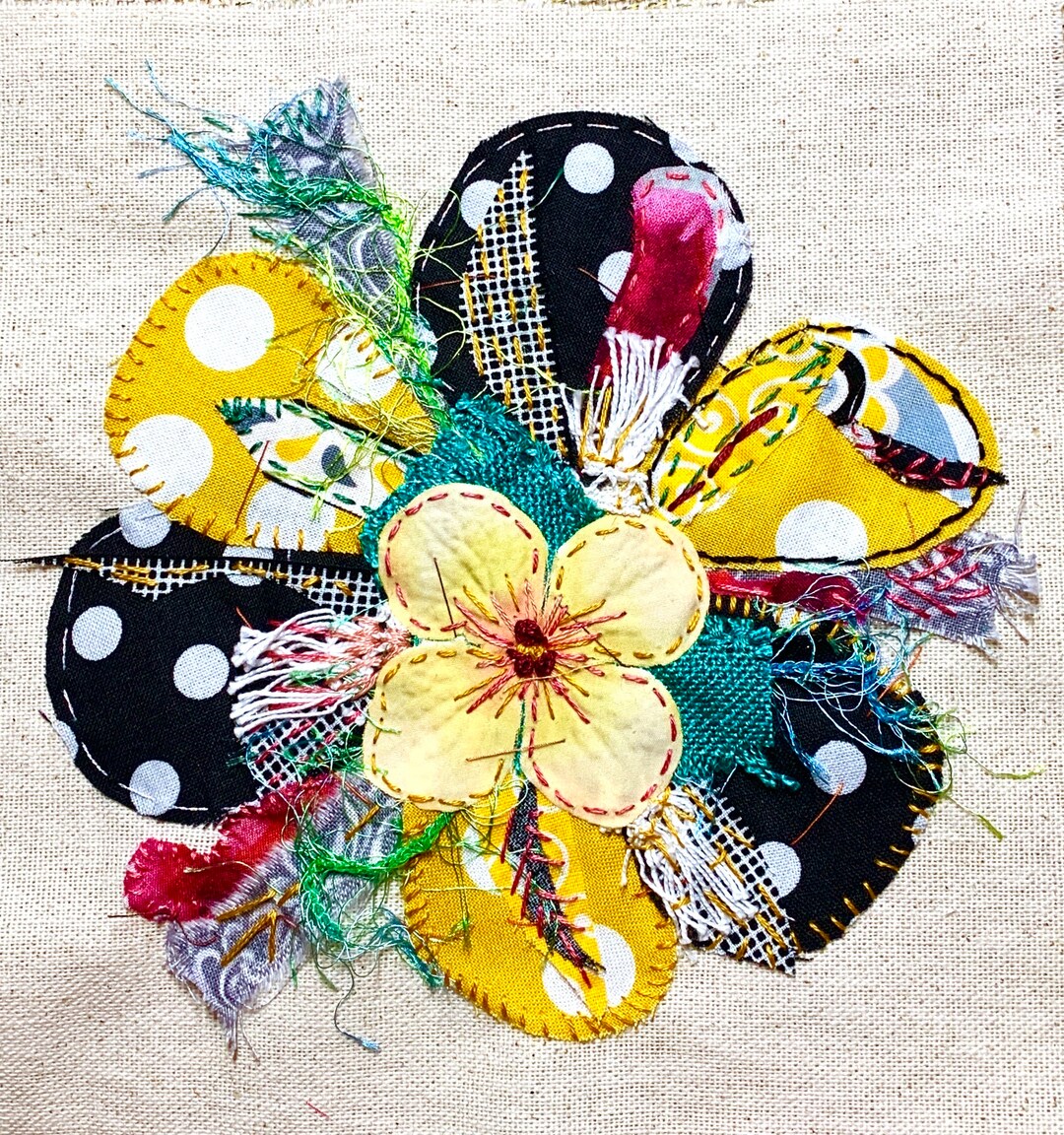 Handmade Original Textile Art Handmade Fabric and Embroidery - Etsy