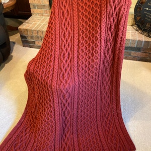 Cuddle up in this beautiful Celtic-Style afghan!