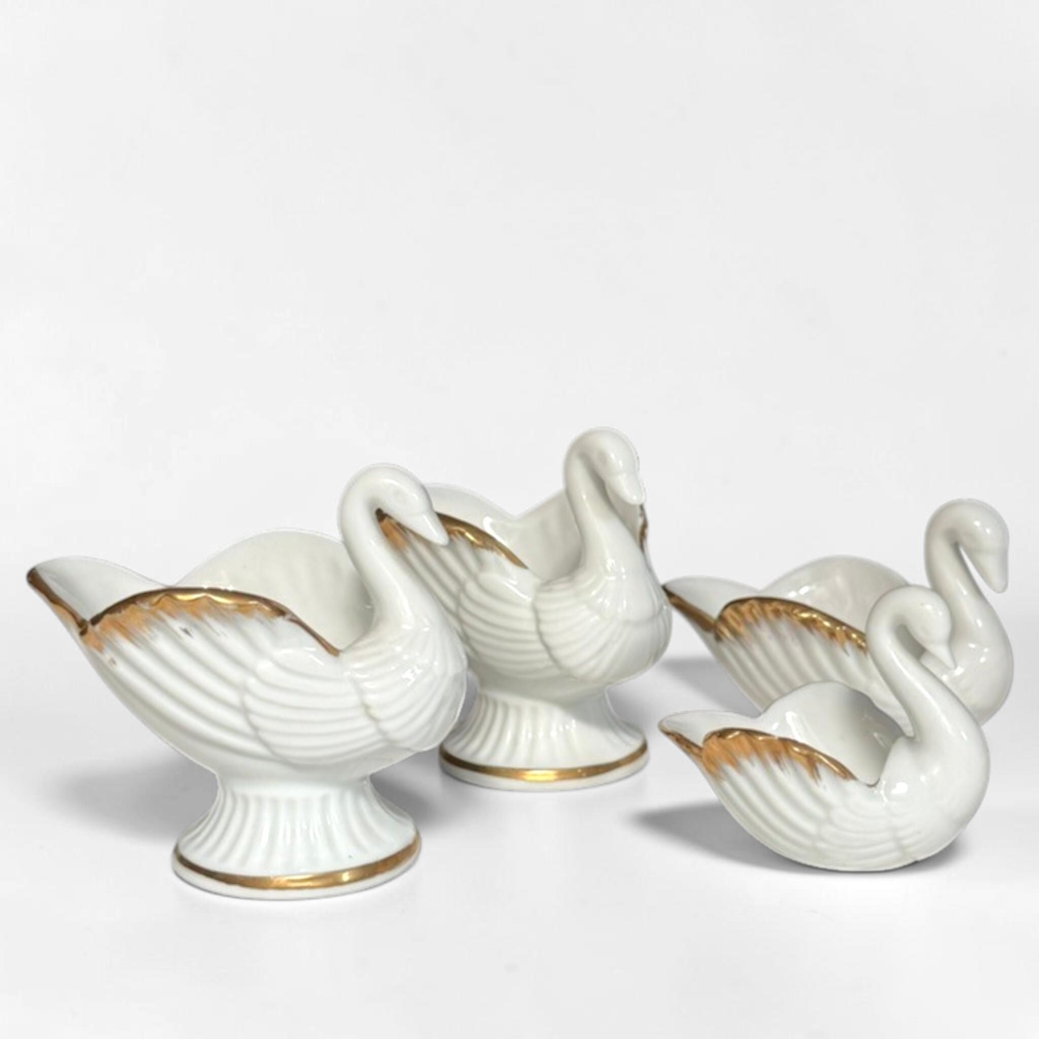 Bone China Swan - Etsy Canada