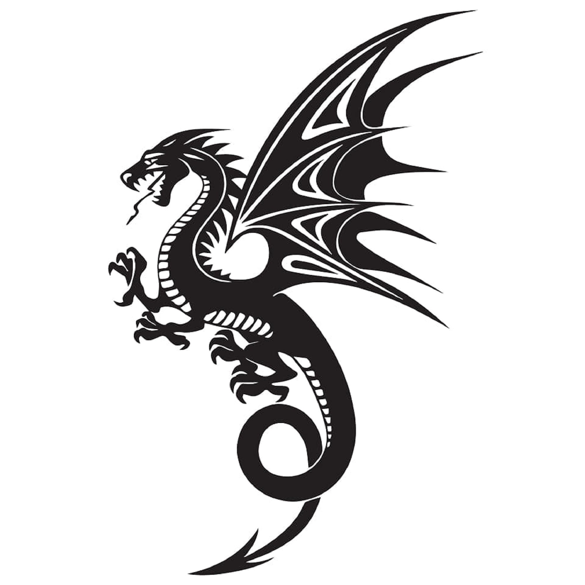 Dragon Vinyl Decal Etsy