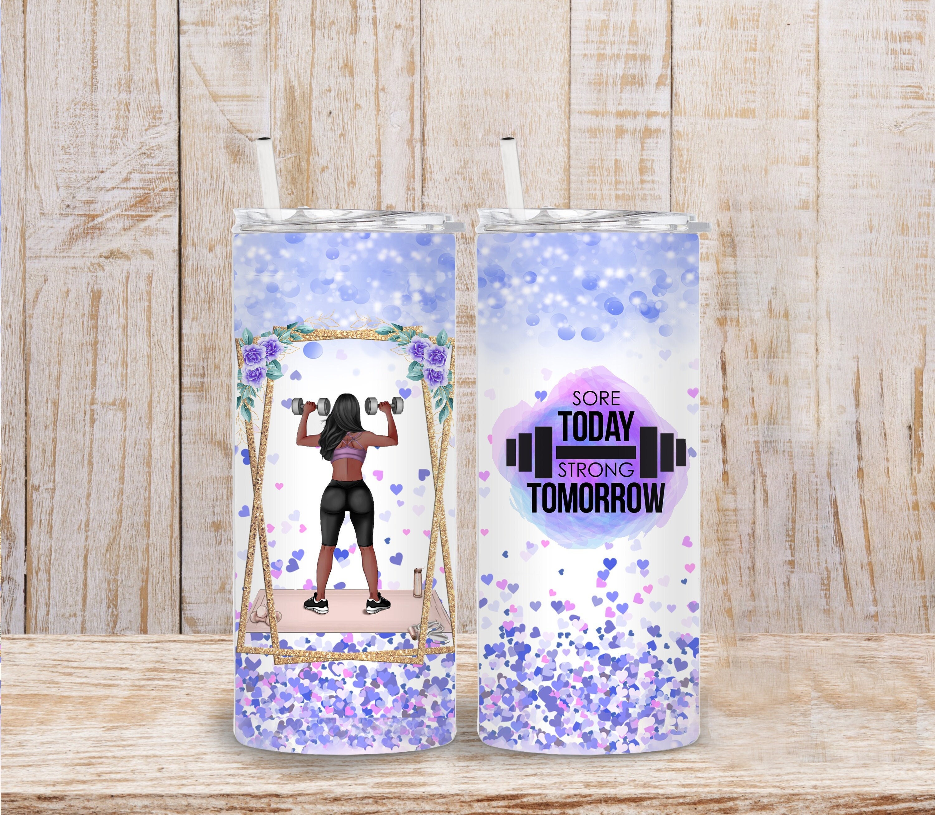 Straight Outta Shape - Personalized Tumbler Cup - Birthday Gift For Gym  Lover, Fitness Girl, Woman, Girl