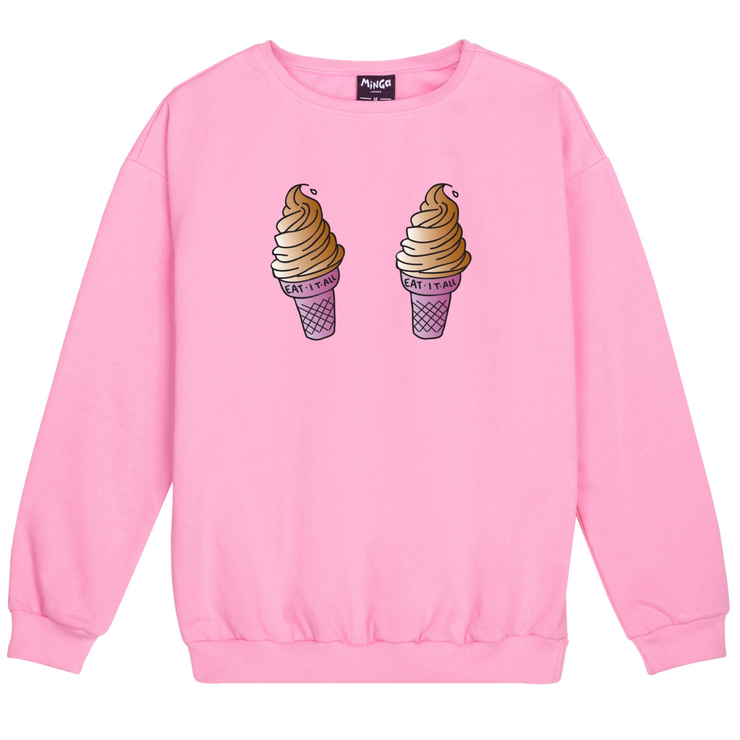 Ice Cream Sweater Jumper Womens Ladies Fun Tumblr Hipster Swag | Etsy