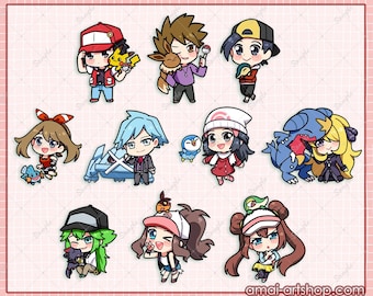 Poke30 Trainer Acrylic Keychain