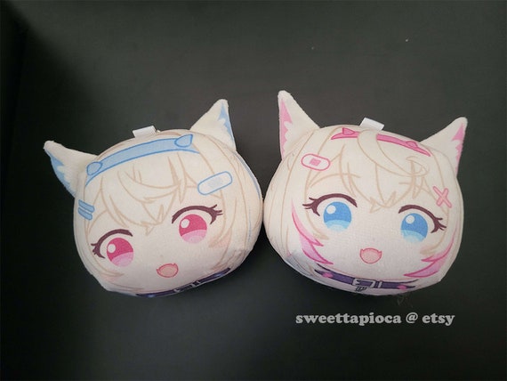 ホロライブ フワワ モココ 誕生日記念 2025 缶バッジ ぬいぐるみ フワモコ FUWAMOCO フワモコ 誕生日記念2025 ぬいぐるみ 2個セット Vtuber