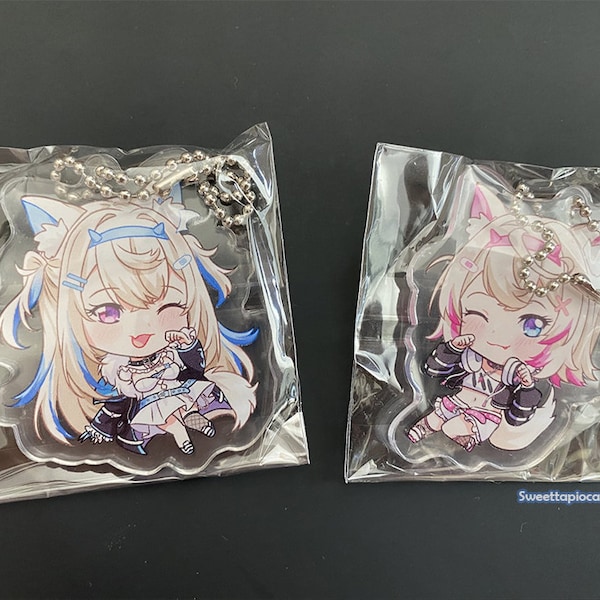 LIMITED TIME: FuwaMoco Keychain set (Comes with both keychain)