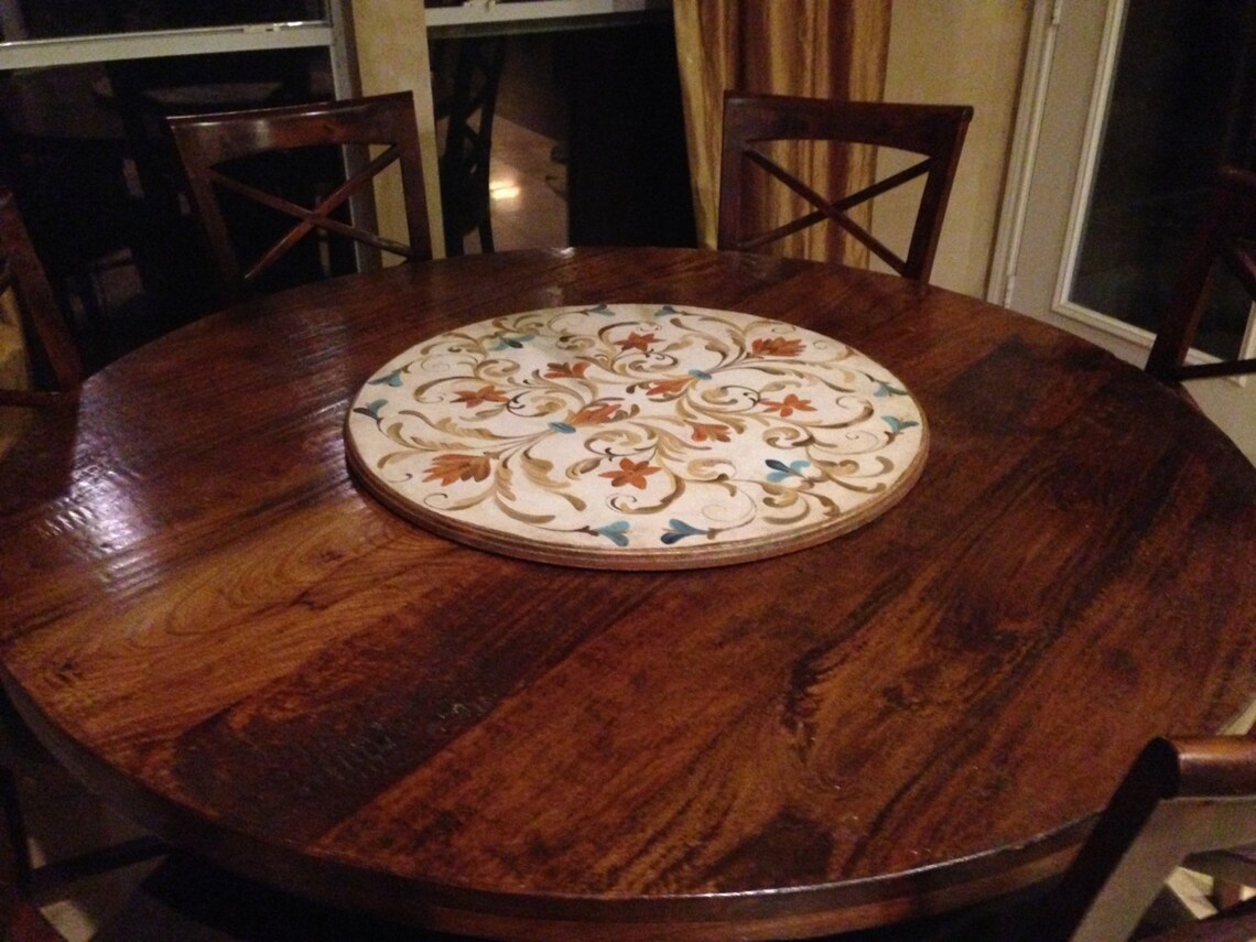 Hand painted Lazy Susan Etsy